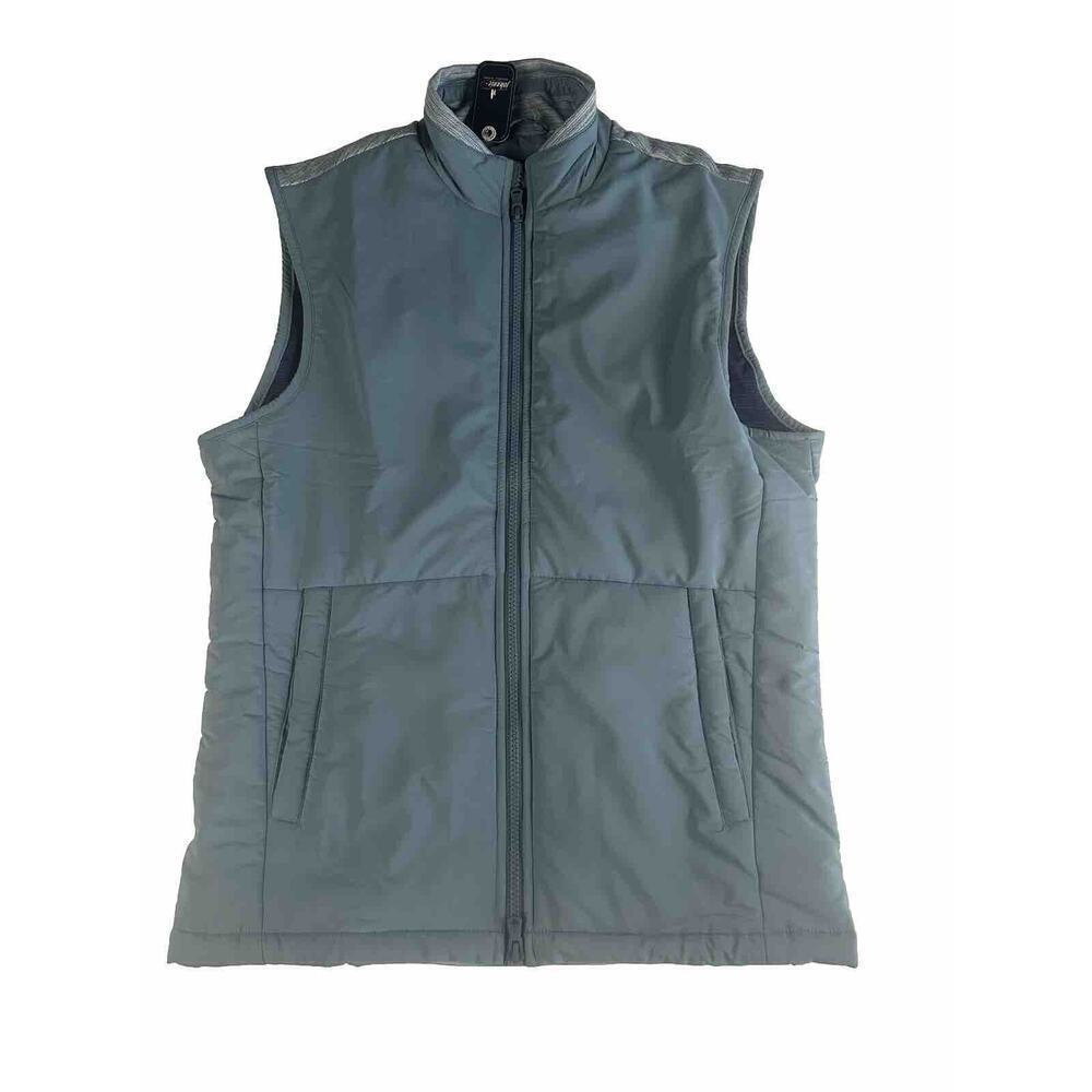Johnnie-O Men’s Lake Huck Performance Mixed Media Vest Cosmos Blue Small